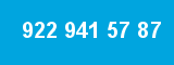 922 941 57 87 922 941 57 87